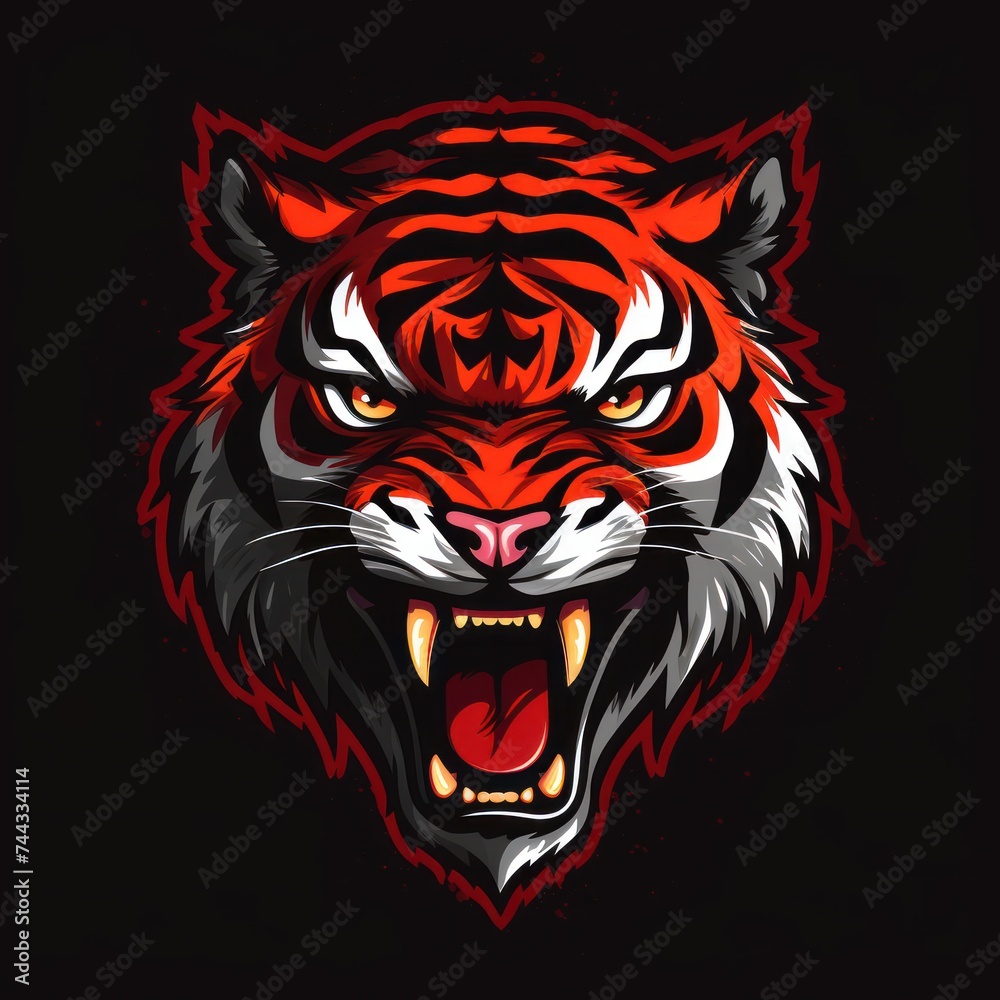 Obraz premium Mighty tiger logo