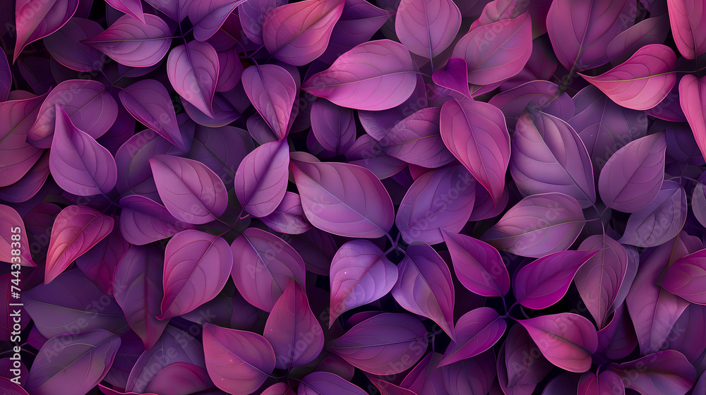 purple leaves background
