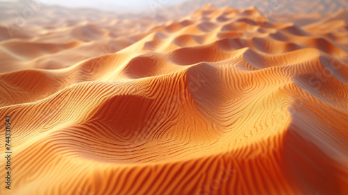 Texture of co grainy sand shaped into sharp pointed edges by the constant movement of the dunes.