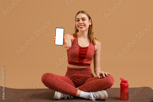 Beautiful young happy woman...