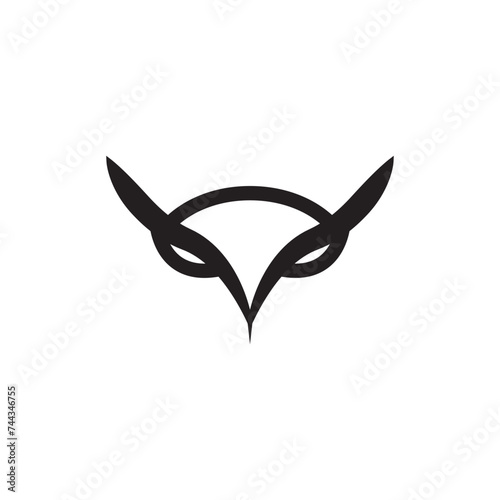 mask hero logo icon design.