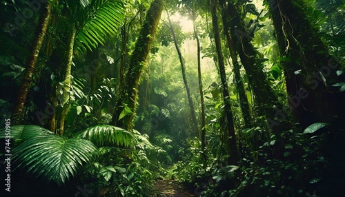 インドネシアの熱帯雨林地帯 © megumin