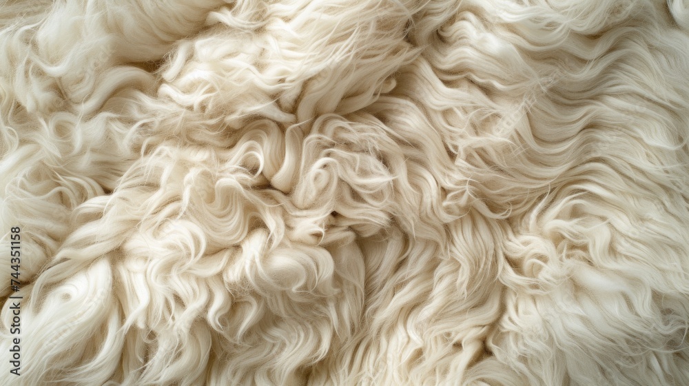 A high-quality image showcasing the texture of white wool, with a focus on the light natural sheep wool's softness and depth. This seamless cotton texture captures the essence of f, AI Generative A high-quality image showcasing the texture of white wool, with a focus on the light natural sheep wool's softness and depth. This seamless cotton texture captures the essence of f, AI Generative