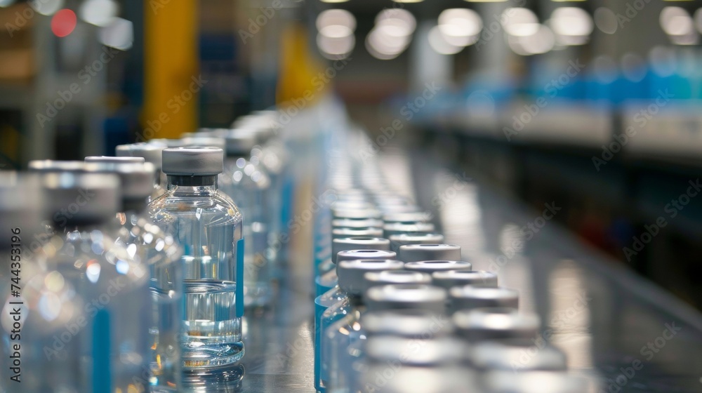 In a temperaturecontrolled warehouse rows upon rows of pallets hold millions of doses of vaccine waiting to be shipped to countries in need. In a temperaturecontrolled warehouse rows upon rows of pallets hold millions of doses of vaccine waiting to be shipped to countries in need.