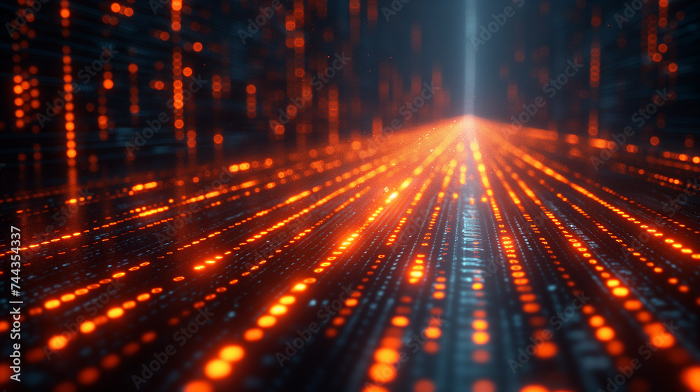 Background Data Technology Information Highway