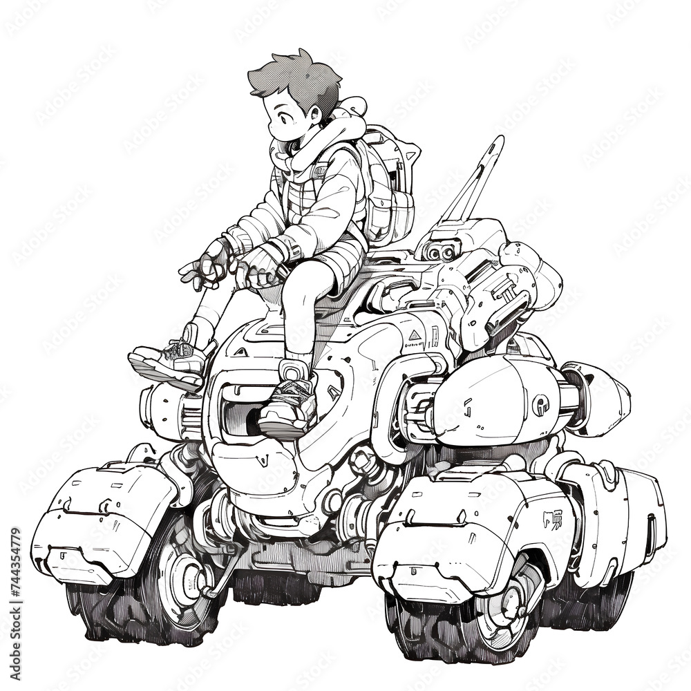 Fototapeta premium kid's coloring book