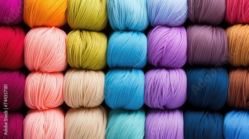 colorful yarn texture background