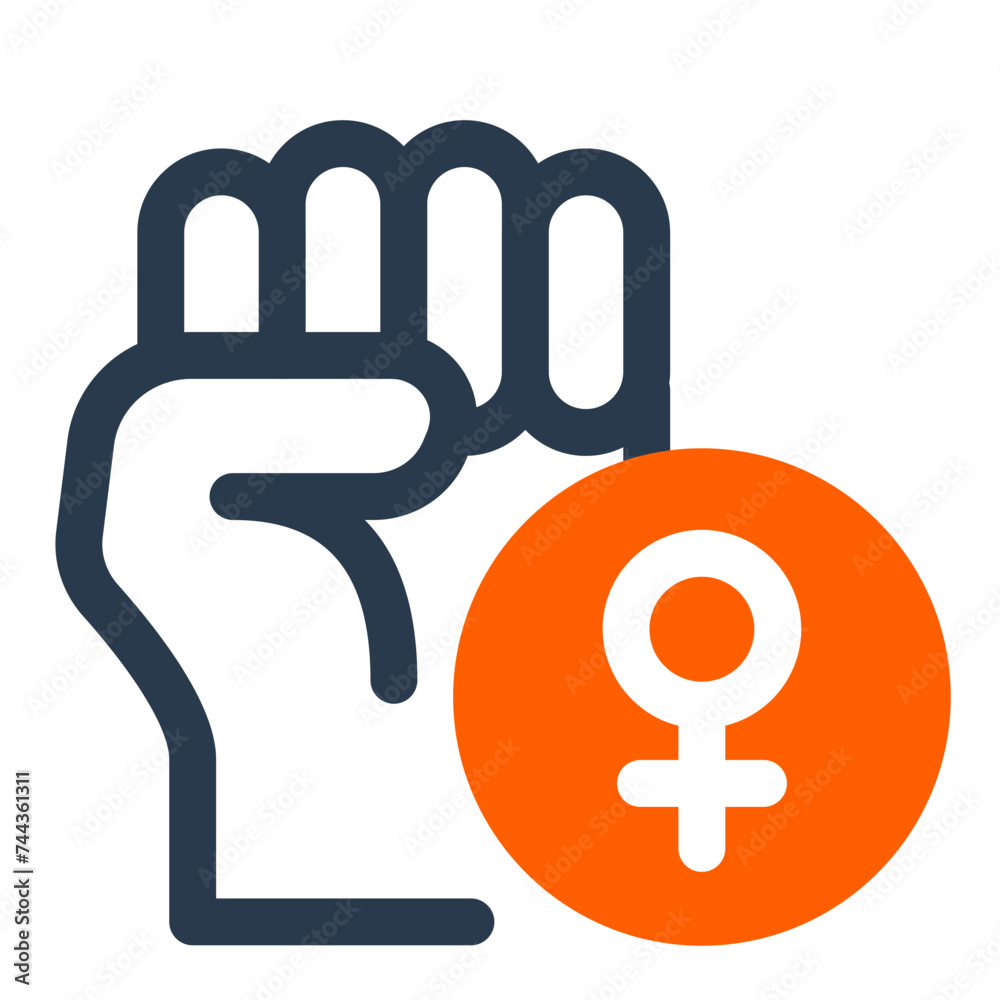 Empowering Moments for Women's Day Vector Icon Illustration Empowering Moments for Women's Day Vector Icon Illustration