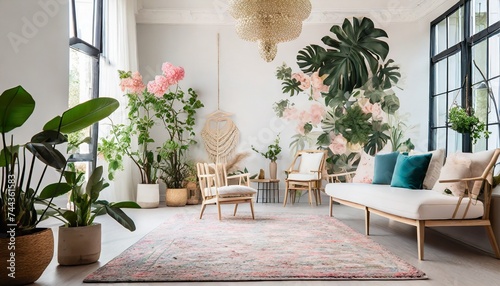 植物がたくさんの部屋