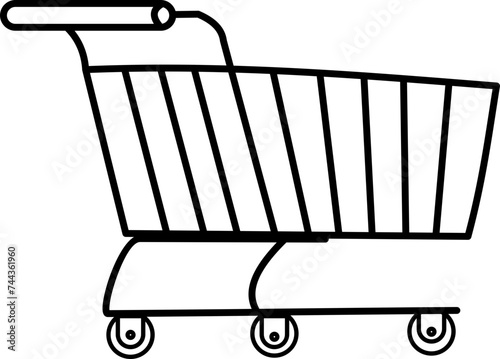 Shopping Cart Icon Outline 