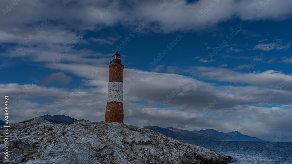 The famous ancient lighthouse at the edge of the world Les Eclaireurs ...