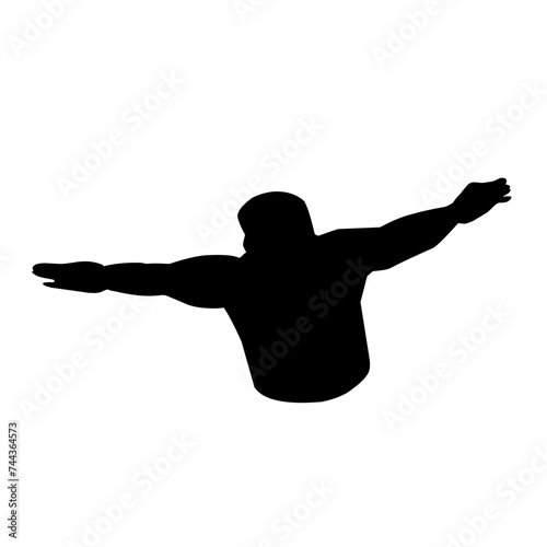 Swimmer Silhouette 