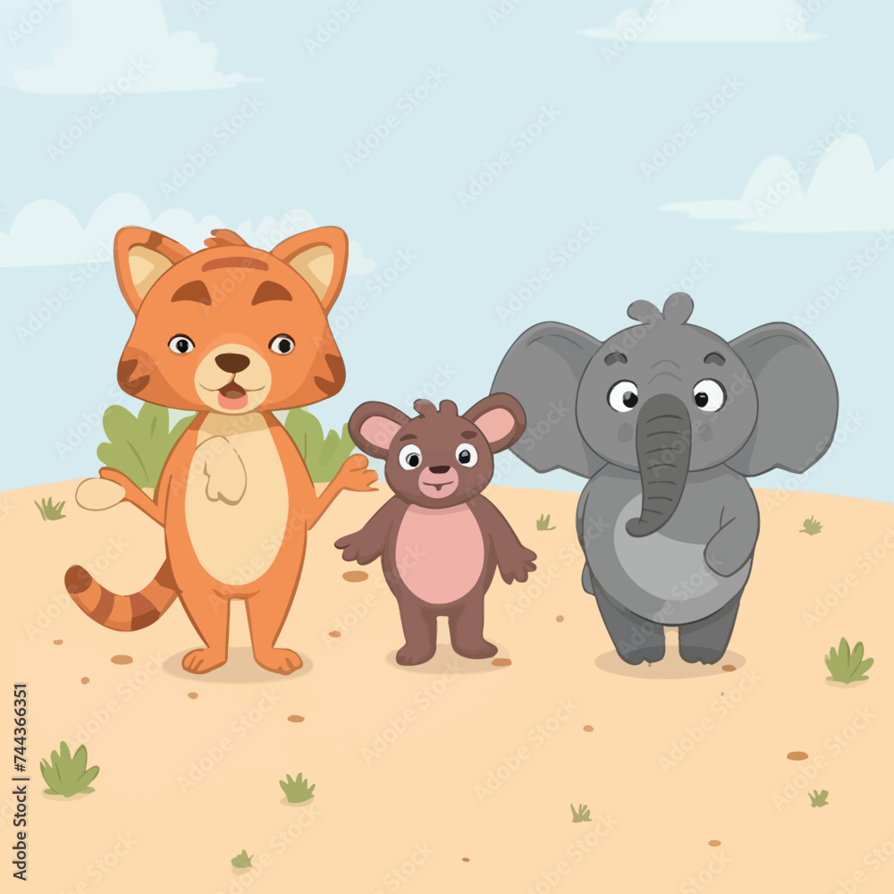 2d vector illustration for learning cartoon character design for letters of the English language
2d vector illustration for learning cartoon character design for letters of the English language