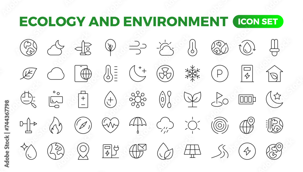 Ecology icon set. Ecofriendly icon, nature icons set.Linear ecology icons. Environmental sustainability simple symbol. Simple Set of Line Icons.Global Warming, Forests, Organic Farming. Ecology icon set. Ecofriendly icon, nature icons set.Linear ecology icons. Environmental sustainability simple symbol. Simple Set of Line Icons.Global Warming, Forests, Organic Farming.