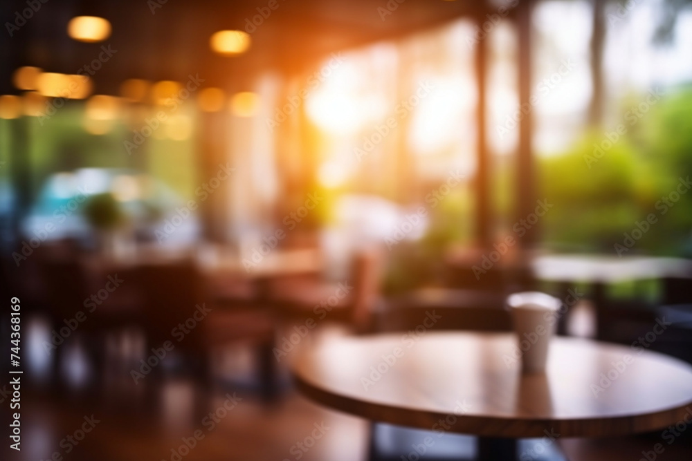 abstract blur interior coffee shop or cafe for background abstract blur interior coffee shop or cafe for background