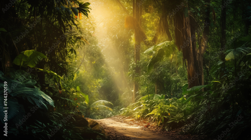 Obraz premium Tropical forest landscape