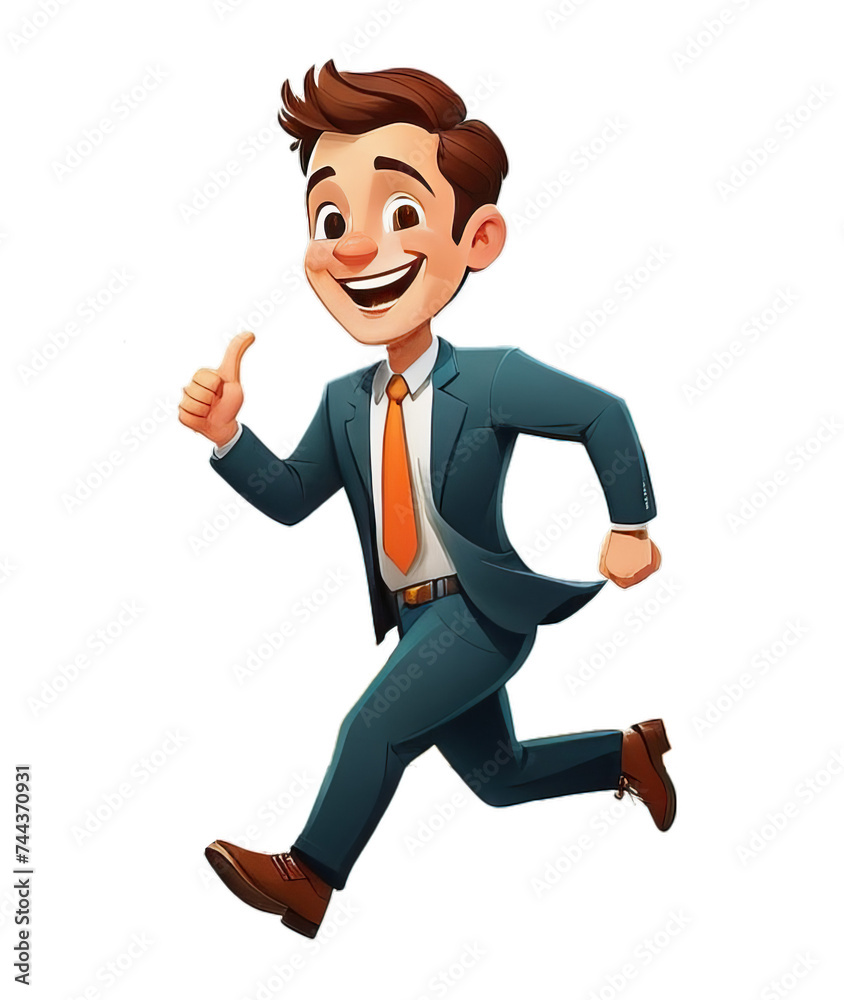 走っているスーツ姿の若い男性ビジネスマン Running Young male businessman in a suit. 走っているスーツ姿の若い男性ビジネスマン Running Young male businessman in a suit.