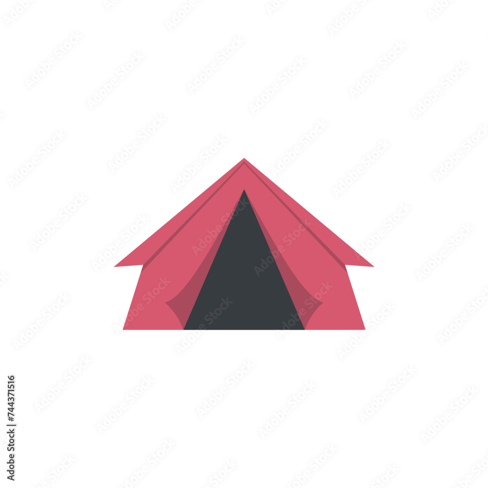 vector set of scout day camping tents scout