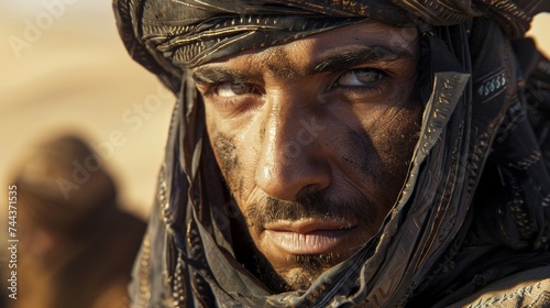 Despite the scorching desert heat the Mamluks prepare for battle with unwavering determination. photo