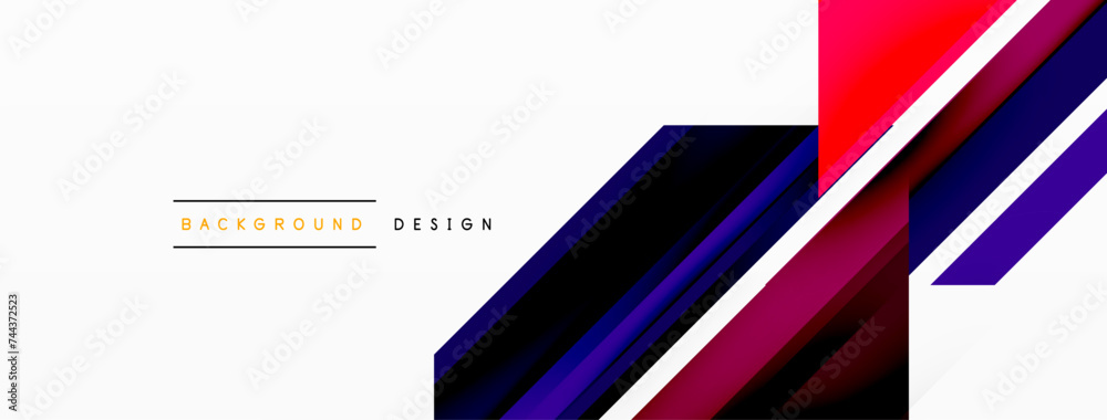 Visually striking background design featuring dynamic geometric lines and arrows. This captivating composition combines movement and precision, creating an engaging and visually appealing graphic