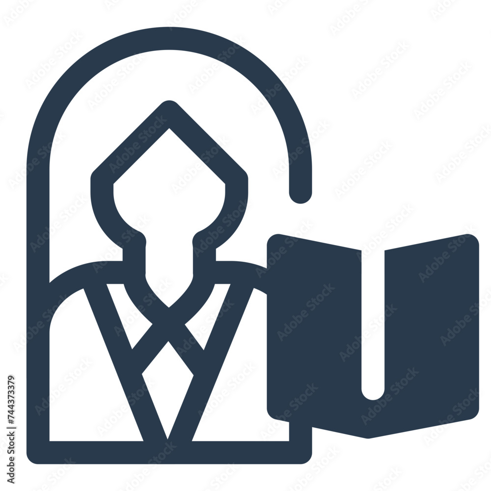 Teacher on Women's Day Vector Icon Illustration Teacher on Women's Day Vector Icon Illustration