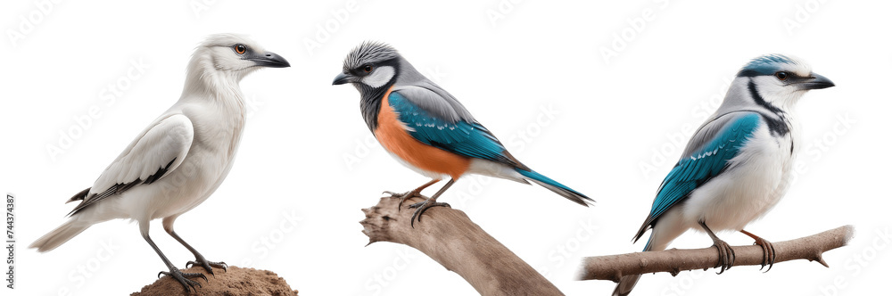 bird on branch isolated on transparent background bird on branch isolated on transparent background