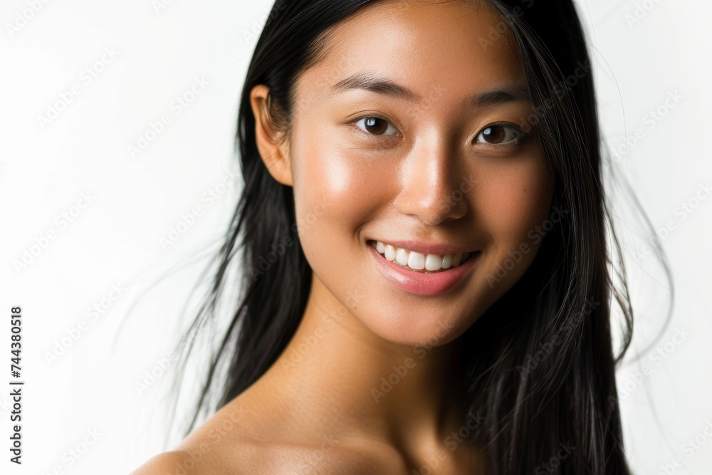 黒髪ロングヘアの髪の綺麗な日本人女性(縮毛矯正・ストレート・美髪) 黒髪ロングヘアの髪の綺麗な日本人女性(縮毛矯正・ストレート・美髪)