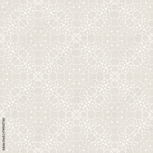 elegant white seamless pattern design