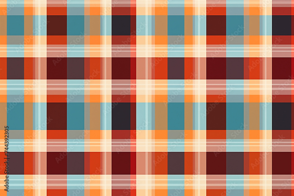 Colorful Grid Pattern Fabric Texture Background Image Colorful Grid Pattern Fabric Texture Background Image
