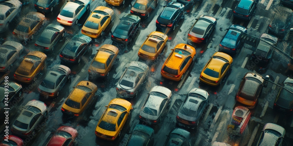 Fototapeta premium rush hour concept