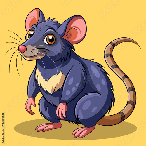 Rat animal pet vector illustration draw cartoon pretty cute

