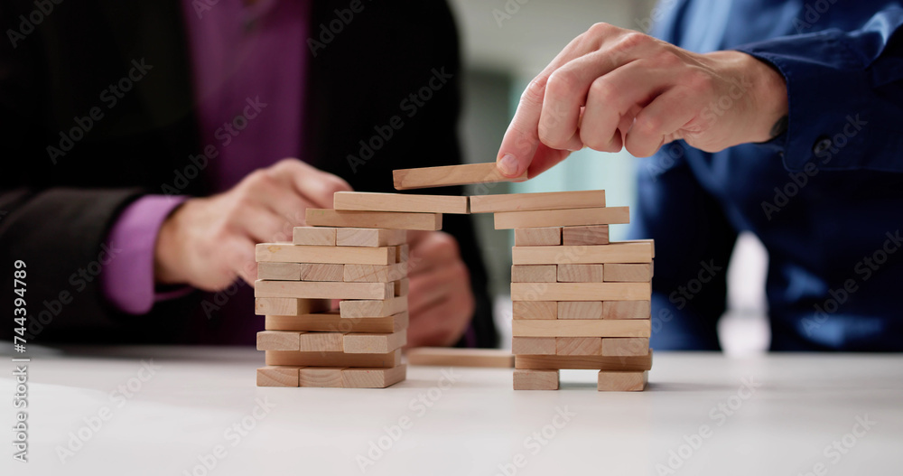 Bridge Building Using Wooden Blocks Bridge Building Using Wooden Blocks