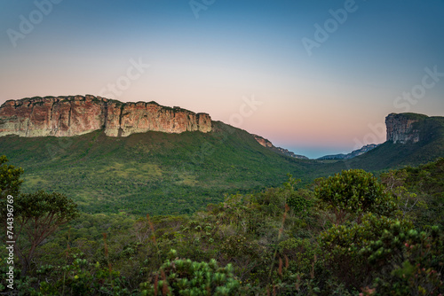 Panoramic View of Majestic Cliffs during Sunset Hours © F.C.G.