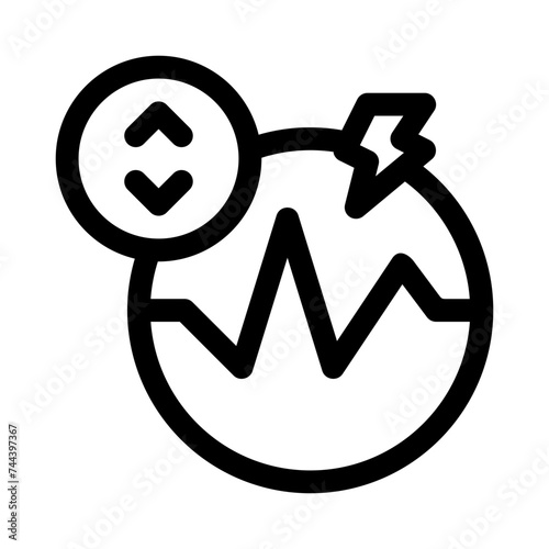 volatility line icon