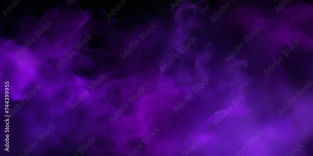 purple smoke , purple splash painting on black background, purple powder dust paint purple explosion explode burst isolated splatter abstract.purple smoke or fog particles explosive effect