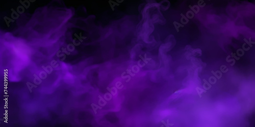 purple smoke , purple splash painting on black background, purple powder dust paint purple explosion explode burst isolated splatter abstract.purple smoke or fog particles explosive effect