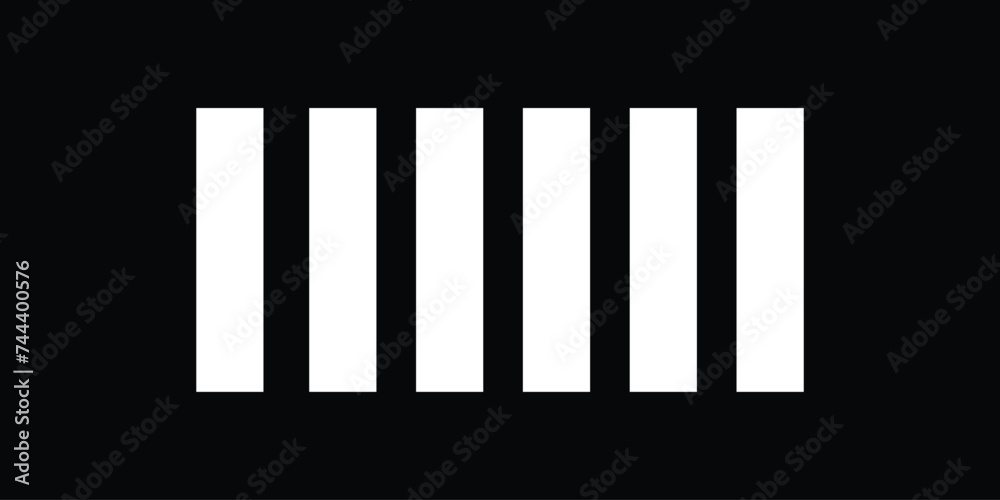 Pedestrian crossing icon. Crosswalk symbol. Zebra crossing with black background. Pedestrian crossing icon. Crosswalk symbol. Zebra crossing with black background.