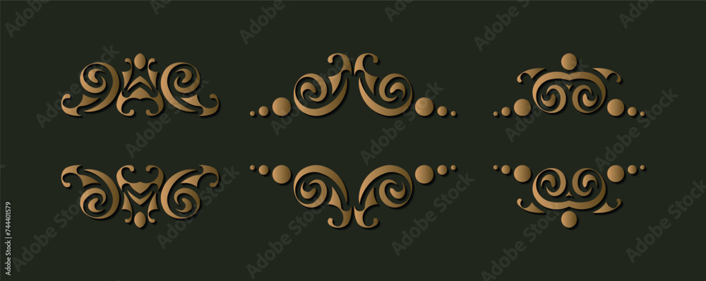 Elegant decorative frame design background