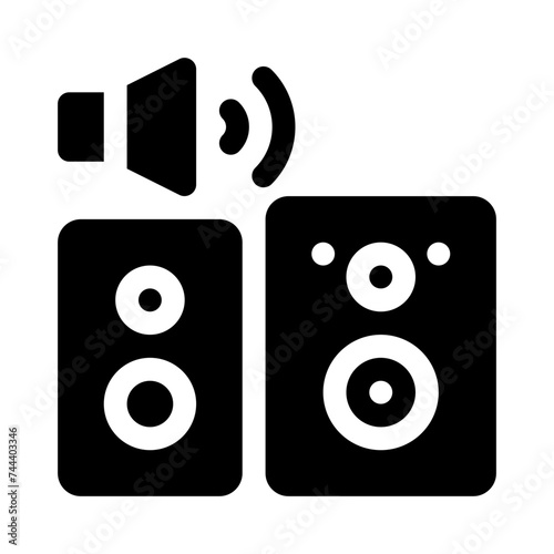 speaker glyph icon