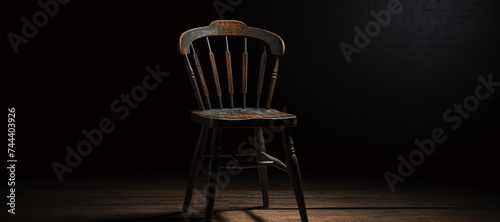 wooden chair with dim light 27