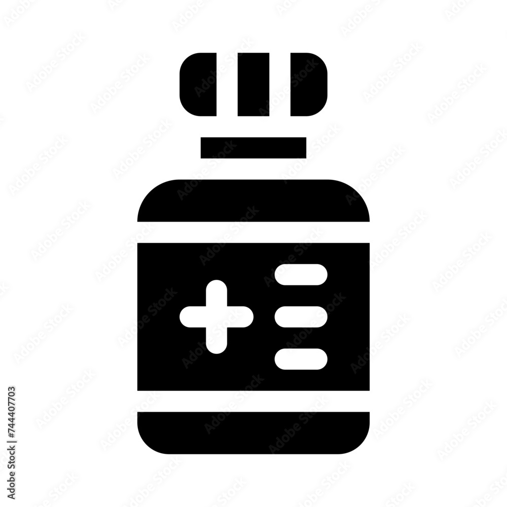 rubbing alcohol glyph icon rubbing alcohol glyph icon