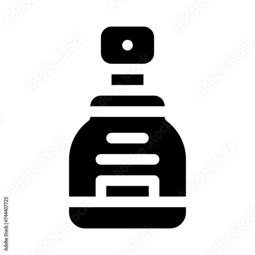 spray glyph icon