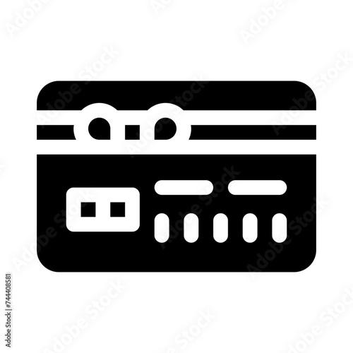 gift card glyph icon