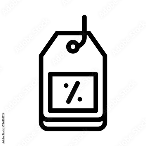 price tag line icon