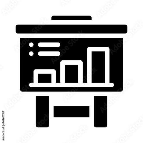 flipchart glyph icon