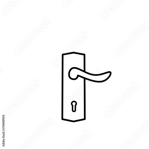 Door Handle With keyhole 