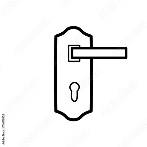Door Handle With keyhole 