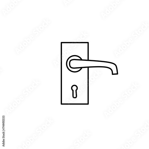 Door Handle With keyhole 