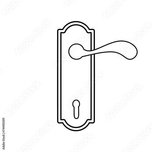 Door Handle With keyhole 
