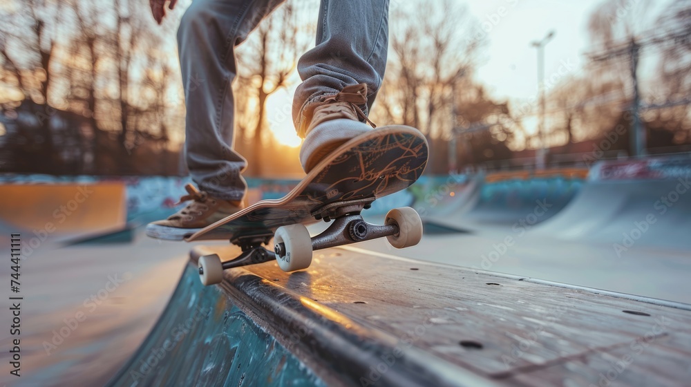Skate park filled with talented skaters Skate park filled with talented skaters
